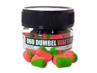 Бойлы Carp Zoom Duo Dumbel Wafters Ø8x12mm 15g Garlic - Ham двухцветные продолговатые Чеснок - Хамон