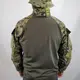 Рубашка мужская военная тактическая с липучками рип-стоп ВСУ (ЗСУ) Ubaks Убакс 20221839 7292 XXL 54 р хаки