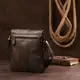 Кожаный мужской мессенджер Vintage 14849 Коричневый