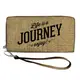 Кошелек с ремешком на руку "Life is a Journey enjoy"