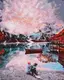 Картина по номерам GX32635 Альпы с псом 40x50см Rainbow