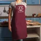 Фартук "Cooking for my dog", Бургунди, английский