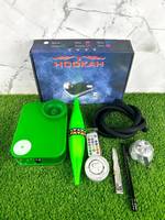 Кальян "Capsule Nanosmoke Green" с мундштуком "Bazooka"