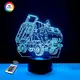 3D ночник "HIMARS 2" (УВЕЛИЧЕННОЕ ИЗОБРАЖЕНИЕ)+ пульт ДУ+ батарейки (3ААА)  3DTOYSLAMP