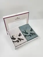 Подарунковий набір рушників Premium Bamboo 500 g/m2 50х90см 2 шт. Riva Gri - Mint
