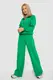 Спортивный костюм женский двухнитка, цвет зеленый, 252R001