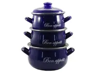 Набор кастрюль Interos Bon Appetit Blue IN-568-88183 6 предметов