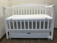 Ліжко дитяче Baby Comfort ЛД5+ білий з шухлядою