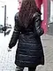 Куртка пальто женская черная зимняя код П598 Уценка (читайте описание) М
