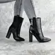 Ботинки женские на каблуке Fashion Magintey 2369 39 размер 25 см Черный