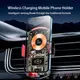 Держатель Auto open-close Transparent Wireless Charger XYJ A6 |15W, RGB|