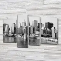 Картины модульные на ПВХ ткани, 85x110 см, (55x30-2/80х20/65x20)