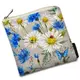 Косметичка квадратная Basic Ромашки и васильки 16x16 см (KB_22U006_SBR)
