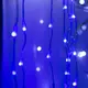 Гирлянда Водопад 3х2 м 210 LED (480 L) лампочек светодиодная прозрачный провод 10 нитей 8 режимов Синий