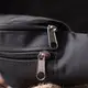 Текстильная поясная сумка для города поездок и повседневного использования FABRA 22580 Черная