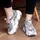 Кроссовки женские Fashion Rat 2468 40 размер 24,5 см Серый