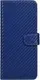 Чехол-книжка TOTO Book Carbon Fiber Universal Cover 5,8-6,5" Navy Blue