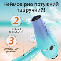Фен для волосся VGR з холодним обдуванням та регулюванням потужності, 2400Вт V452TU