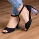 Женские босоножки Fashion Spirit 3035 40 размер 25,5 см Черный