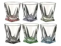 Набор стаканов 340 мл 6 шт Quadro Bohemia 99999/72T76/340