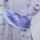 Кухонный комплект 270х170см. шторки с ламбрекеном Цвет фиолетовый с белым Код е777