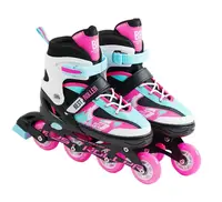 Детские ролики 150-L Best Roller, размер 38-42, стелька 24.5-26.5 см, колеса d - 7 см. Pink (151237)
