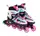 Детские ролики 150-L Best Roller, размер 38-42, стелька 24.5-26.5 см, колеса d - 7 см. Pink (151237)