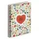 Скетчбук для эскизов и зарисовок Happy moments of life heart 14,7х21 см 45 листов