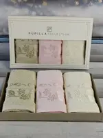 Pupilla Class krem ​​30х50см., 3в1. Бамбуковые полотенца.