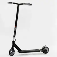 Самокат трюковый Best Scooter "Hop Pro" HIC-система, пеги, алюминиевый диск и дека, колёса PU. Black (115636)
