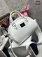 Белая - отличная сумочка-саквояж Lady Bags в нежных весенних цветах, хорошо держит форму (0505)