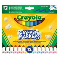 Набор фломастеров Crayola Markers широкая линия смываются 12 шт. (58-8340)