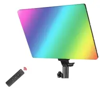 Видеосвет RGB LED-панель PM-26 Студийный свет для фото, видео · Светодиодная LED лампа для съемок