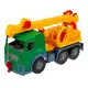 Игрушечная машинка Кран 0572 с выдвижной стрелой Зеленый