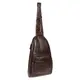 Мужской кожаный рюкзак через плечо Borsa Leather K1029-brown