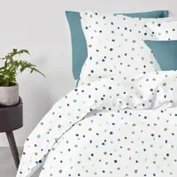 Двуспальный комплект на резинке COLOR BLOTS CS5