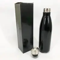 Туристический термос бутылка UNIQUE UN-1022 500мл для кофе чая воды холодных и горячих напитков из нержавеющей стали Цвет: черный