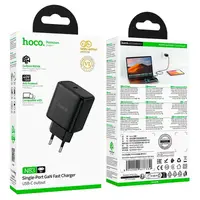 Адаптер сетевой HOCO Profit single port PD charger N83 |1Type-C, 40W/3A, PD/QC|