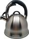 Чайник со свистком Krauzer Palladium KR-78414 3 л серебристый