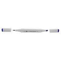Маркер двосторонній Santi sketch SM-03 390495 блакитний королівський