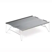 Стол раскладной алюминиевый для пикника Naturehike NH17Z001-L, 34х25 см, серый