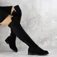Женские ботфорты Fashion Cliff 1449 38 размер 24,5 см Черный