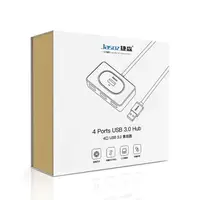USB-хаб Jasoz HUB 4USB3.0 длина кабеля 1 м, Black