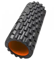 Масажний ролик (роллер) Power System PS-4050 Fitness Foam Roller Black/Orange (33x15см.)