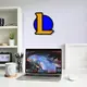 Настенное панно из дерева с логотипом «League of Legends»