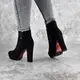 Женские ботильоны на каблуке Fashion Kewpie 1419 37 размер 23,5 см Черный