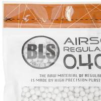Кульки для страйкболу BLS BLS-WHITE-040-1 0.40 1 кг 2500 шт білі