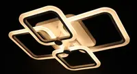 Люстра світлодіодна стельова LED світильник для квартири на стелю лед з пультом 25735 Білий 11х48х60 см.