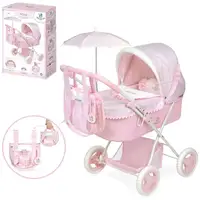 Коляска для куклы DeCuevas 85046 65х38х60 см розовая