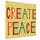 Картина на холсте Create peace 65x65 см (H6565_DVD005)